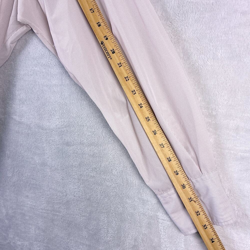 VTG 60s Bronco Westerns Shirt Mens 17 (XL) Pink Nylon Pearl Snap Cowboy Japan - Picture 7 of 10